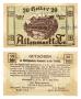 Thumbnail image of item number 1 in: '[Voucher from Germany in the denomination of 20 heller]'.