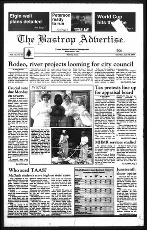 Primary view of object titled 'The Bastrop Advertiser (Bastrop, Tex.), Vol. 141, No. 32, Ed. 1 Saturday, June 18, 1994'.