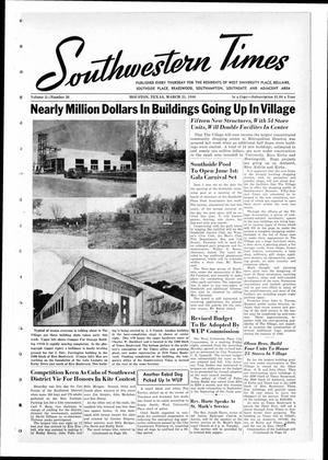 Southwestern Times (Houston, Tex.), Vol. 2, No. 26, Ed. 1 Thursday, March 21, 1946