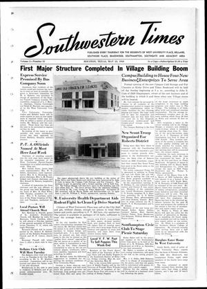 Southwestern Times (Houston, Tex.), Vol. 2, No. 35, Ed. 1 Thursday, May 23, 1946
