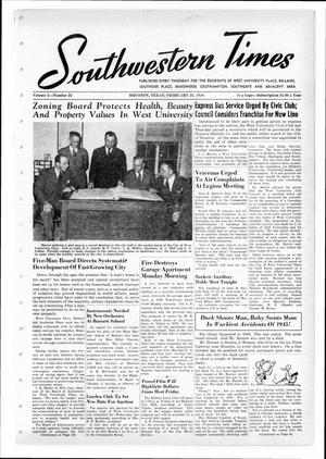Southwestern Times (Houston, Tex.), Vol. 2, No. 22, Ed. 1 Monday, February 21, 1946