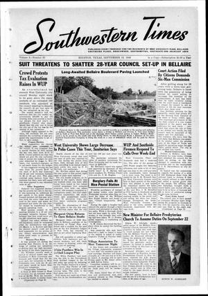 Southwestern Times (Houston, Tex.), Vol. 2, No. 51, Ed. 1 Thursday, September 12, 1946
