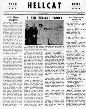 Hellcat News, (Detroit, Mich.), Vol. 18, No. 12, Ed. 1, August 1964
