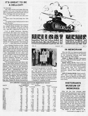 Hellcat News, (Springfield, Ill.), Vol. 31, No. 11, Ed. 1, August 1977