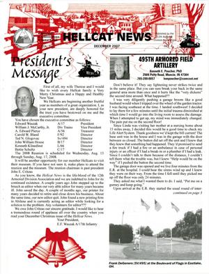 Primary view of object titled 'Hellcat News, (Abilene, Tex.), Vol. 60, No. 4, Ed. 1, December 2007'.