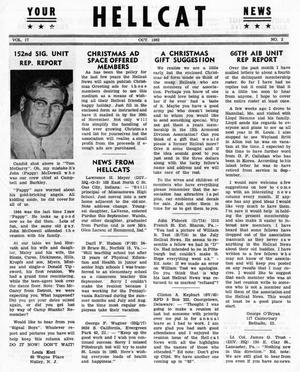 Primary view of Hellcat News, (Detroit, Mich.), Vol. 17, No. 2, Ed. 1, October 1962