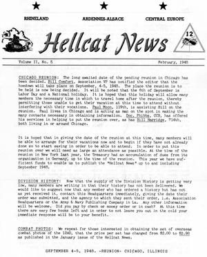 Hellcat News Wilmington Del Vol 2 No 5 Ed 1 February 1948 The Portal To Texas History