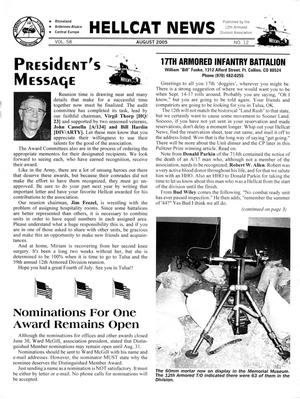 Hellcat News, (Fullerton, Calif.), Vol. 58, No. 12, Ed. 1, August 2005