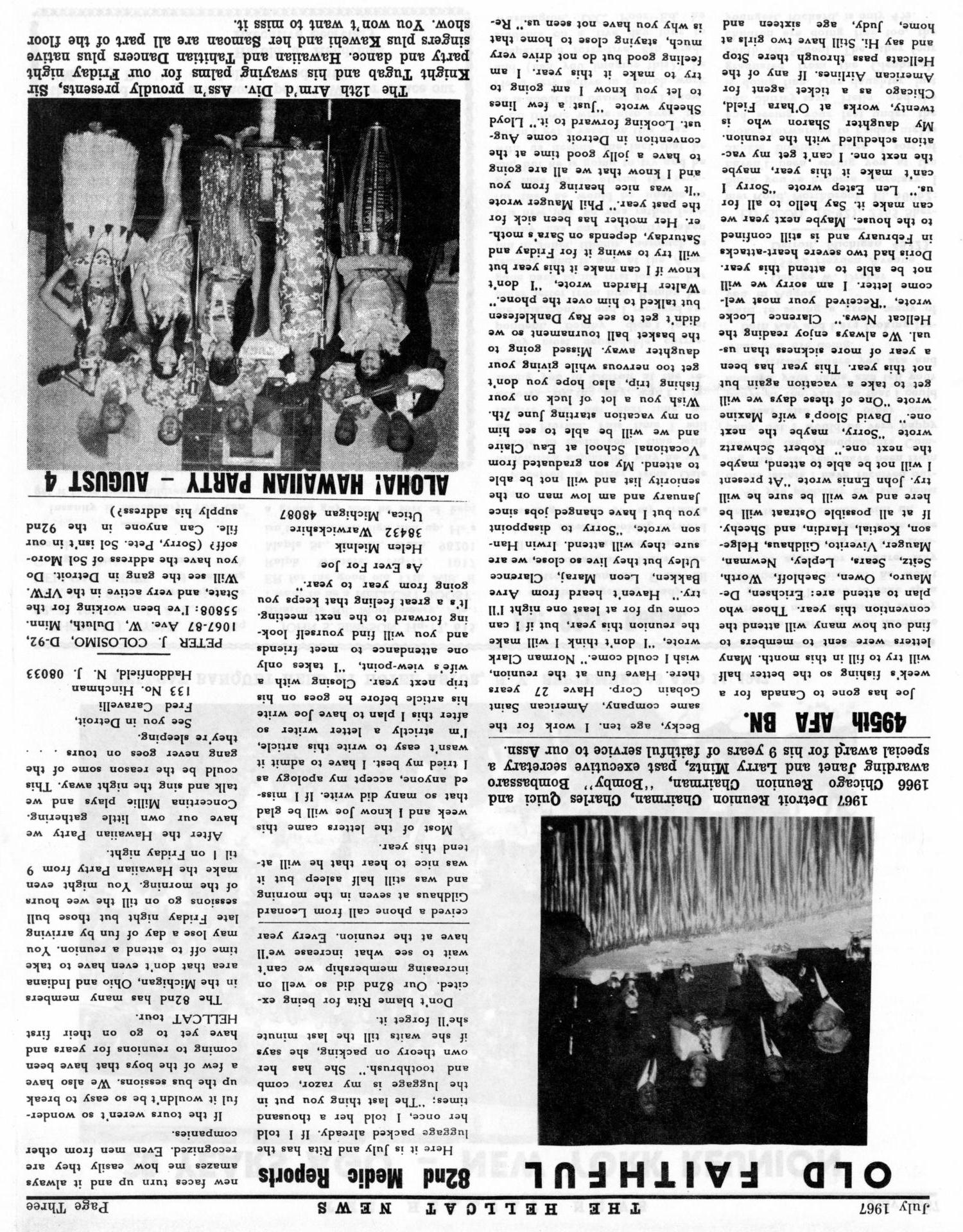 Hellcat News, (Skokie, Ill.), Vol. 21, No. 11, Ed. 1, July 1967
                                                
                                                    [Sequence #]: 3 of 6
                                                