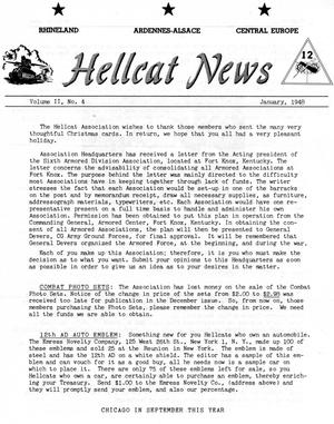 Primary view of object titled 'Hellcat News, (Wilmington, Del.), Vol. 2, No. 4, Ed. 1, January 1948'.
