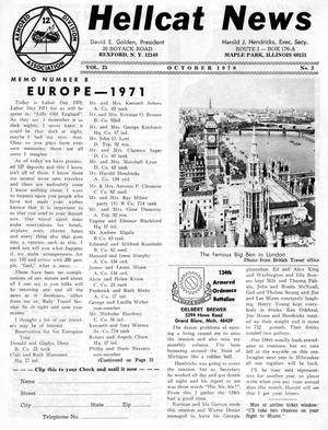 Primary view of Hellcat News, (Maple Park, Ill.), Vol. 25, No. 2, Ed. 1, October 1970