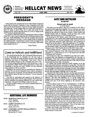 Primary view of Hellcat News, (Kingman, Ariz.), Vol. 52, No. 10, Ed. 1, June 1999