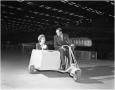 Primary view of [Helen Hayes and George Newman in motor glide]