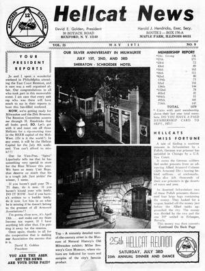 Hellcat News, (Maple Park, Ill.), Vol. 25, No. 9, Ed. 1, May 1971