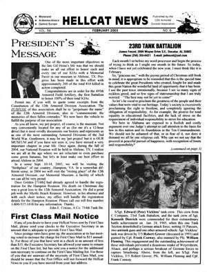 Hellcat News, (Cincinnati, Ohio), Vol. 56, No. 6, Ed. 1, February 2003