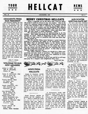 Hellcat News, (Detroit, Mich.), Vol. 18, No. 4, Ed. 1, December 1963