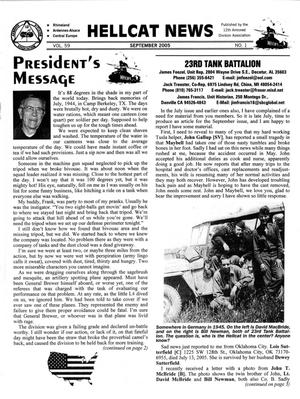 Primary view of object titled 'Hellcat News, (Fullerton, Calif.), Vol. 59, No. 1, Ed. 1, September 2005'.