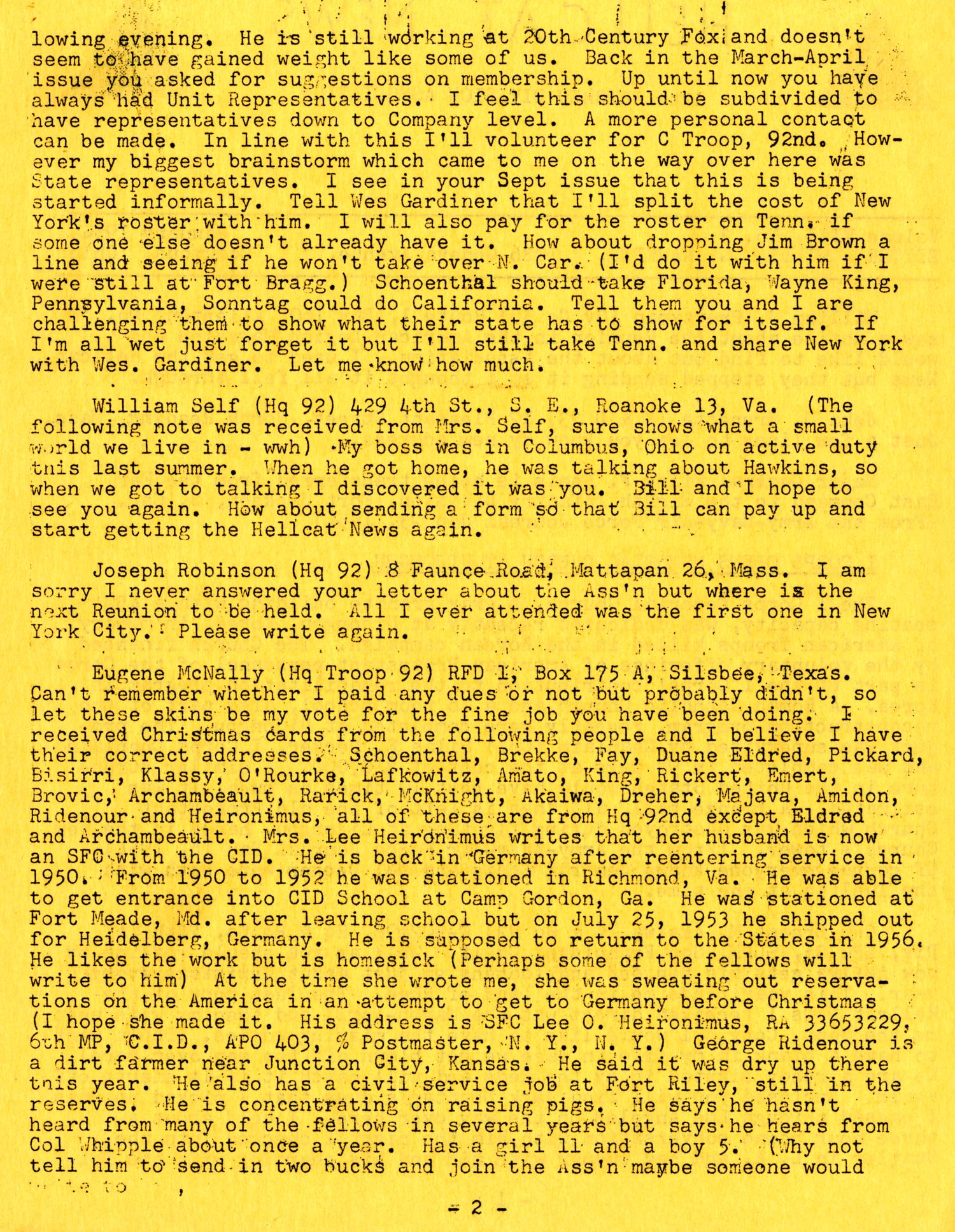 Hellcat News, (Columbus, Ohio), Vol. 8, No. 3, Ed. 1, January 1954
                                                
                                                    [Sequence #]: 2 of 6
                                                
