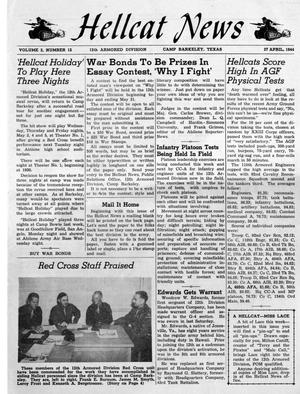 Hellcat News, Vol. 2, No. 12, Ed. 1, April 27, 1944