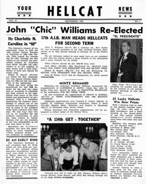 Hellcat News, (Detroit, Mich.), Vol. 14, No. 1, Ed. 1, September 1959