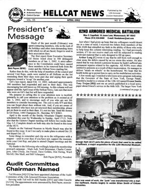 Primary view of object titled 'Hellcat News, (Sheridan, Wyo.), Vol. 55, No. 8, Ed. 1, April 2002'.