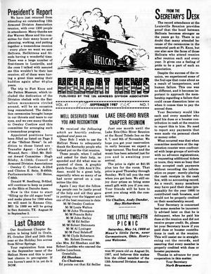 Primary view of object titled 'Hellcat News, (Godfrey, Ill.), Vol. 41, No. 1, Ed. 1, October 1987'.