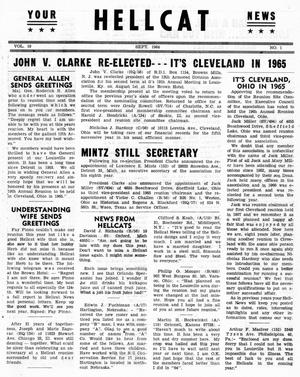 Primary view of Hellcat News, (Detroit, Mich.), Vol. 19, No. 1, Ed. 1, September 1964