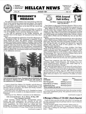 Primary view of object titled 'Hellcat News, (Kingman, Ariz.), Vol. 50, No. 12, Ed. 1, August 1997'.