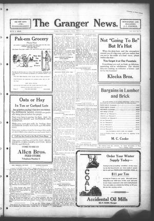 The Granger News. (Granger, Tex.), Vol. 30, No. 38, Ed. 1 Thursday, August 13, 1925