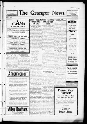 The Granger News. (Granger, Tex.), Vol. 32, No. 08, Ed. 1 Thursday, January 27, 1927