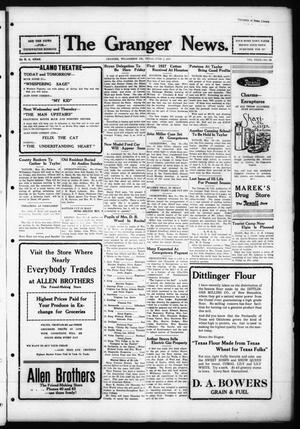 The Granger News. (Granger, Tex.), Vol. 32, No. 26, Ed. 1 Thursday, June 2, 1927