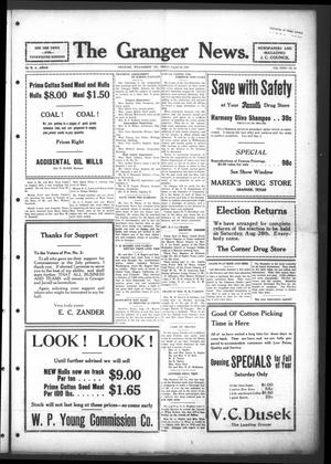 The Granger News. (Granger, Tex.), Vol. 31, No. 39, Ed. 1 Thursday, August 26, 1926