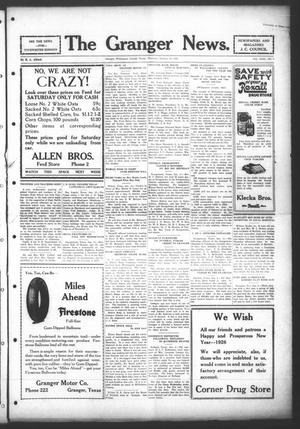 The Granger News. (Granger, Tex.), Vol. 31, No. 07, Ed. 1 Thursday, January 14, 1926