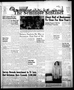 Primary view of object titled 'The Seminole Sentinel (Seminole, Tex.), Vol. 47, No. 05, Ed. 1 Thursday, December 31, 1953'.
