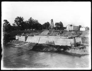 Primary view of object titled 'Trinity River: Lock and Dam at H.S.'.