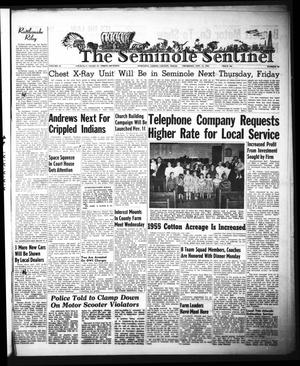 Primary view of object titled 'The Seminole Sentinel (Seminole, Tex.), Vol. 47, No. 50, Ed. 1 Thursday, November 11, 1954'.