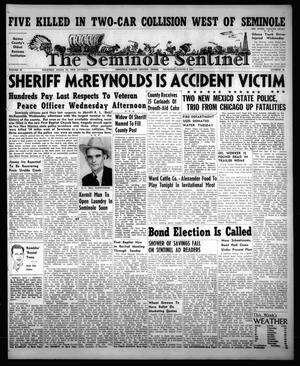 Primary view of object titled 'The Seminole Sentinel (Seminole, Tex.), Vol. 46, No. 36, Ed. 1 Thursday, August 6, 1953'.