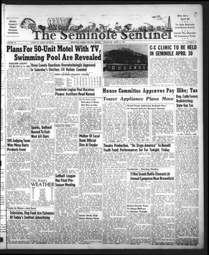 Primary view of object titled 'The Seminole Sentinel (Seminole, Tex.), Vol. 46, No. 21, Ed. 1 Thursday, April 23, 1953'.