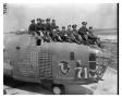 Photograph: [Veteran Crewmen with the "Blue Streak" Aircraft]