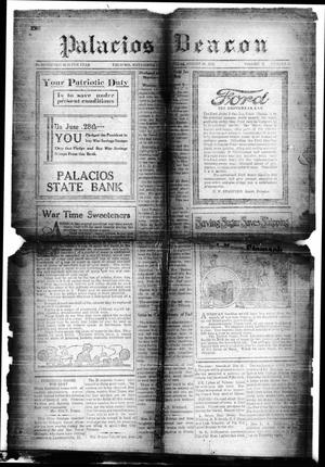 Palacios Beacon (Palacios, Tex.), Vol. 10, No. 30, Ed. 1 Friday, August 16, 1918