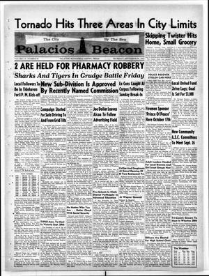 Primary view of object titled 'Palacios Beacon (Palacios, Tex.), Vol. 54, No. 38, Ed. 1 Thursday, September 20, 1962'.