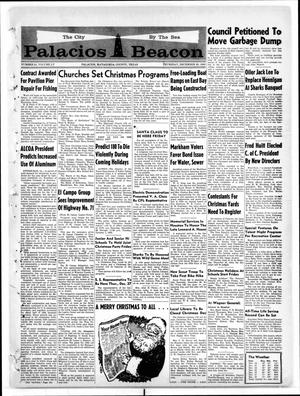 Primary view of object titled 'Palacios Beacon (Palacios, Tex.), Vol. 55, No. 51, Ed. 1 Thursday, December 20, 1962'.