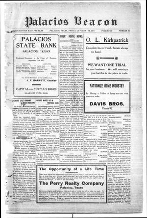 Palacios Beacon (Palacios, Tex.), Vol. 9, No. 40, Ed. 1 Friday, October 19, 1917