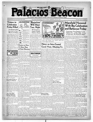 Primary view of object titled 'Palacios Beacon (Palacios, Tex.), Vol. 31, No. 29, Ed. 1 Thursday, July 21, 1938'.