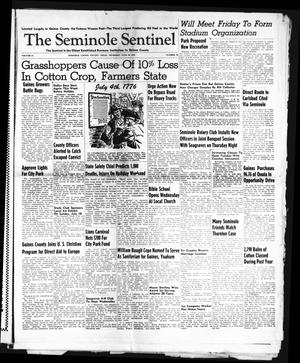 The Seminole Sentinel (Seminole, Tex.), Vol. 42, No. 30, Ed. 1 Thursday, June 30, 1949