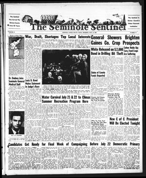 Primary view of object titled 'The Seminole Sentinel (Seminole, Tex.), Vol. 43, No. 32, Ed. 1 Thursday, July 13, 1950'.