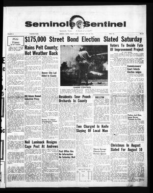 Seminole Sentinel (Seminole, Tex.), Vol. 61, No. 36, Ed. 1 Thursday, July 18, 1968