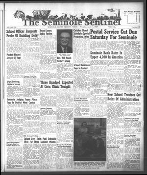 Primary view of object titled 'The Seminole Sentinel (Seminole, Tex.), Vol. 50, No. 20, Ed. 1 Thursday, April 11, 1957'.