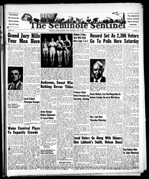 Primary view of object titled 'The Seminole Sentinel (Seminole, Tex.), Vol. 43, No. 34, Ed. 1 Thursday, July 27, 1950'.