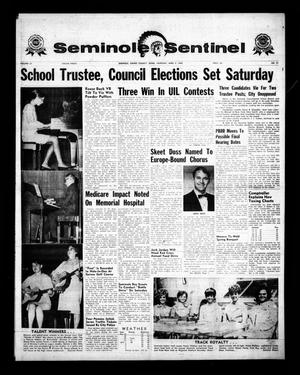 Primary view of object titled 'Seminole Sentinel (Seminole, Tex.), Vol. 61, No. 21, Ed. 1 Thursday, April 4, 1968'.